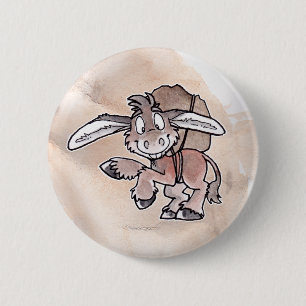 Bóton Redondo 5.08cm Burro