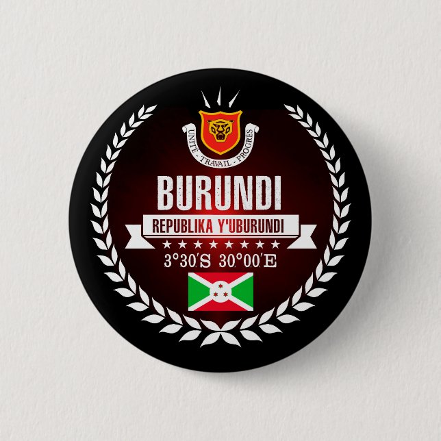 Bóton Redondo 5.08cm Burundi (Frente)
