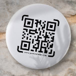 Bóton Redondo 5.08cm Business Scan Me QR Code Site Modern Simples<br><div class="desc">A design é moderna e simples. Adicione seu próprio código QR.</div>