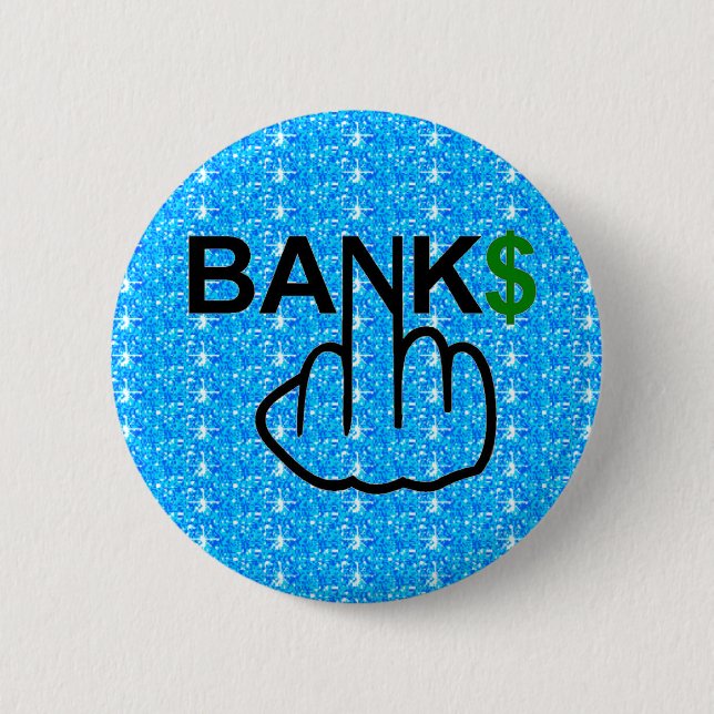 Bóton Redondo 5.08cm Button Banks Sacudir (Frente)