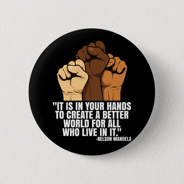 Bóton Redondo 5.08cm Button-Black History Month Button Set (Frente)