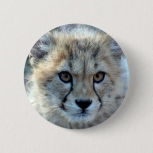 Bóton Redondo 5.08cm Button-cheetah-cub10x10