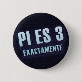 Bóton Redondo 5.08cm Button Pi es 3 exactamente