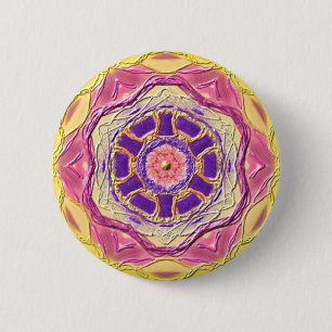Bóton Redondo 5.08cm Button “rei of Healing "