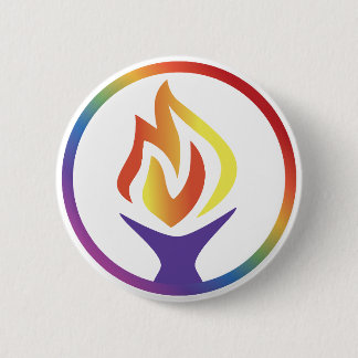 Bóton Redondo 5.08cm Button with UUCF Logo