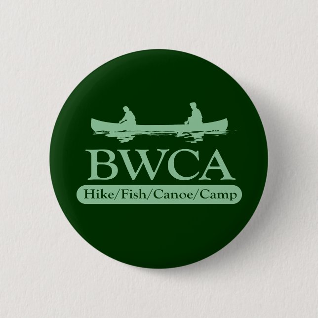 Bóton Redondo 5.08cm BWCA / Campo de canoa de peixe de Hike (Frente)