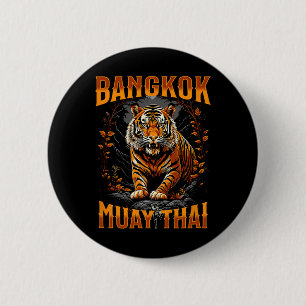 Bóton Redondo 5.08cm Byngkok Tailândia Muay Thai Artes Marciais Kickbox