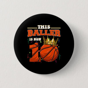 Bóton Redondo 5.08cm Bysketbyll 10th Birthday Girl Boy Bbyll 10 Anos O