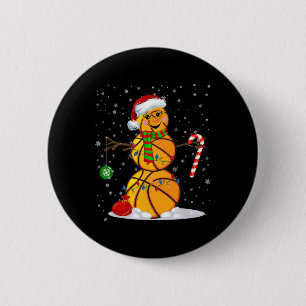 Bóton Redondo 5.08cm Bysketbyll Snowman Diversão Jogo de Natal Combinaç