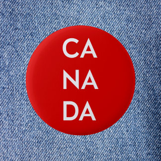 Bóton Redondo 5.08cm Ca Na Da Canada Dark Monotone
