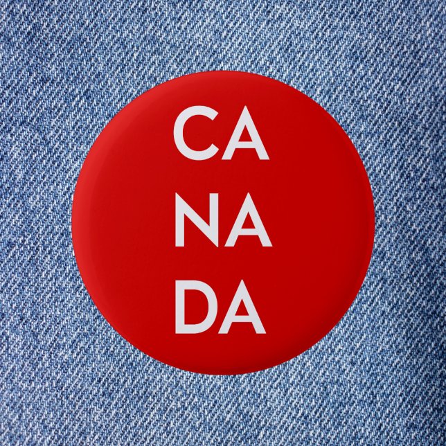Bóton Redondo 5.08cm Ca Na Da Canada Dark Monotone (Criador carregado)