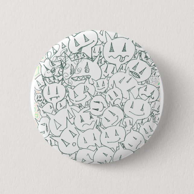 Bóton Redondo 5.08cm Cabeças Percentuais (Frente)