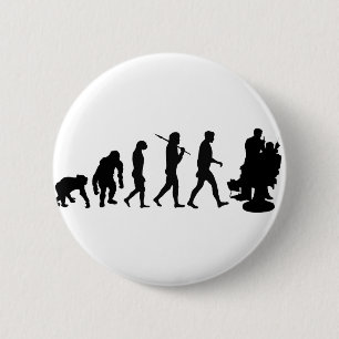 Bóton Redondo 5.08cm Cabeleireiro do cabeleireiro do barbeiro