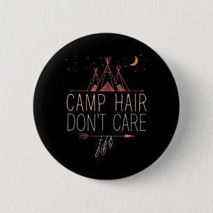 Bóton Redondo 5.08cm Cabelo de Acampamento Não Liga Equipe de Camping F