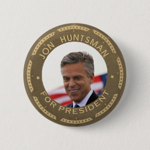 Bóton Redondo 5.08cm Caçador de Jon para o presidente