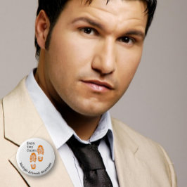 Bóton Redondo 5.08cm Cada Passo Conta com Sensibilização para a Esclero