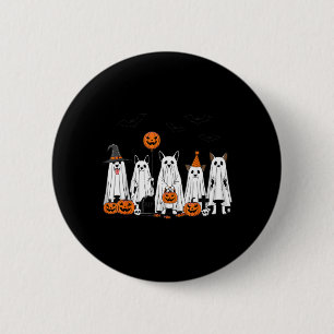 Bóton Redondo 5.08cm Cães Fantasmas do Halloween Desenho Cartoon Cute A