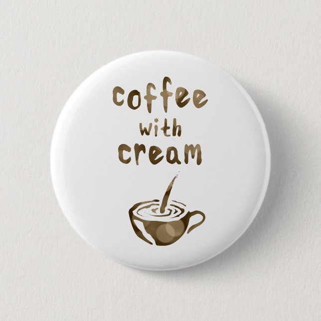 Bóton Redondo 5.08cm café com creme (Frente)