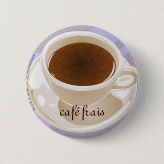 Bóton Redondo 5.08cm Café frais