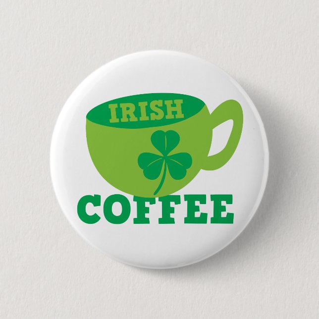 Bóton Redondo 5.08cm Café irlandês (Frente)