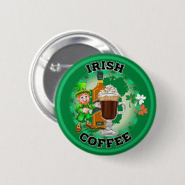 Bóton Redondo 5.08cm Café Irlandês - Um Elixir.