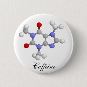 Bóton Redondo 5.08cm Cafeína