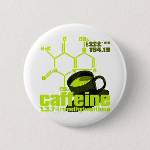 Bóton Redondo 5.08cm Cafeína