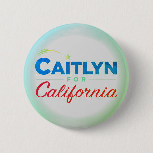 Bóton Redondo 5.08cm Caitlyn Jenner para Botão Governador