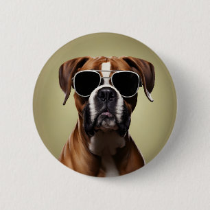 Bóton Redondo 5.08cm Caixa de cão legal