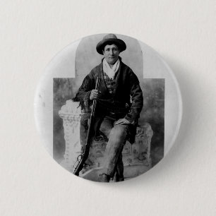 Bóton Redondo 5.08cm Calamity Jane Portrait