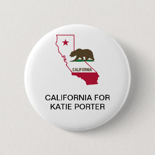 Bóton Redondo 5.08cm CALIFÓRNIA para Katie Porter SENATE