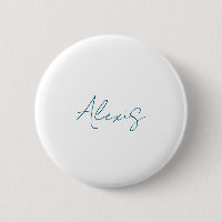 Caligrafia Nome Script Simples Branco Azul