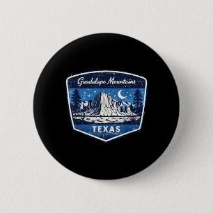 Bóton Redondo 5.08cm Caminhada no Parque Nacional Guadalupe Mountains T