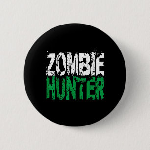 Bóton Redondo 5.08cm Camisa Caçador de Zumbi de Halloween Presente Dive