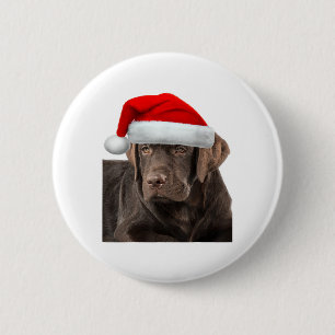 Bóton Redondo 5.08cm Camisa de chocolate Labrador Cachorro de varejo