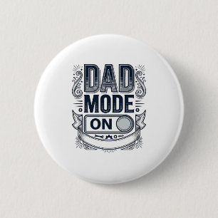 Bóton Redondo 5.08cm Camisa de Desenho de Gravura Vintage Modo Pai Liga