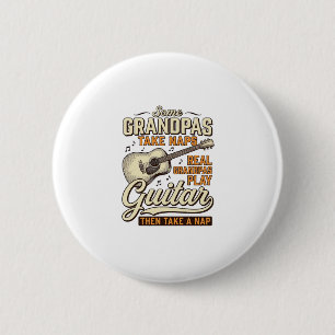 Bóton Redondo 5.08cm Camisa de desenho engravado vintage de guitarra do