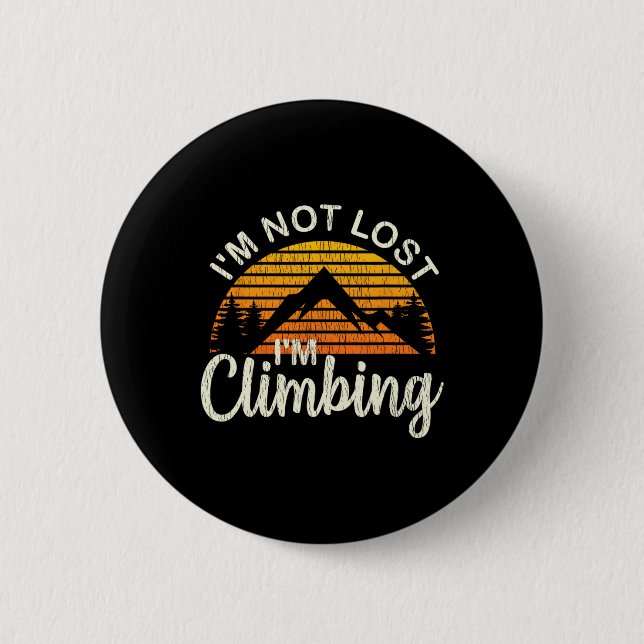 Bóton Redondo 5.08cm Camisa de Escalada em Rocha - Presentes para Monta (Frente)