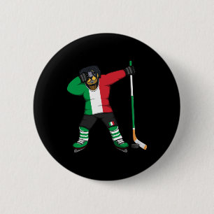 Bóton Redondo 5.08cm Camisa de Fã de Hóquei no Gelo da Itália Rottweile