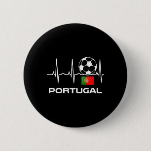Bóton Redondo 5.08cm Camisa de Futebol de Portugal Camisa de Futebol Po