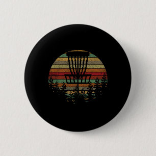 Bóton Redondo 5.08cm Camisa de golfe de disco retrô vintage Frolf Disco
