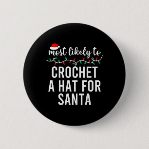 Bóton Redondo 5.08cm Camisa de Natal Mais Provável Para Combinar com Fa