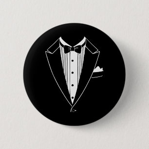 Bóton Redondo 5.08cm Camisa de traje Tuxedo Homens Mulheres Crianças Tu