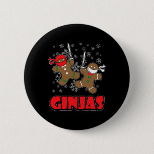 Bóton Redondo 5.08cm Camisa do Homem de Biscoito - Presentes de Natal e