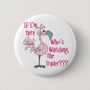 Bóton Redondo 5.08cm Camisa engraçada do parque de caravanas