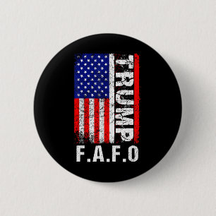Bóton Redondo 5.08cm Camisa Fafo Trump Presidente 47 Trump Fafo Ame Div