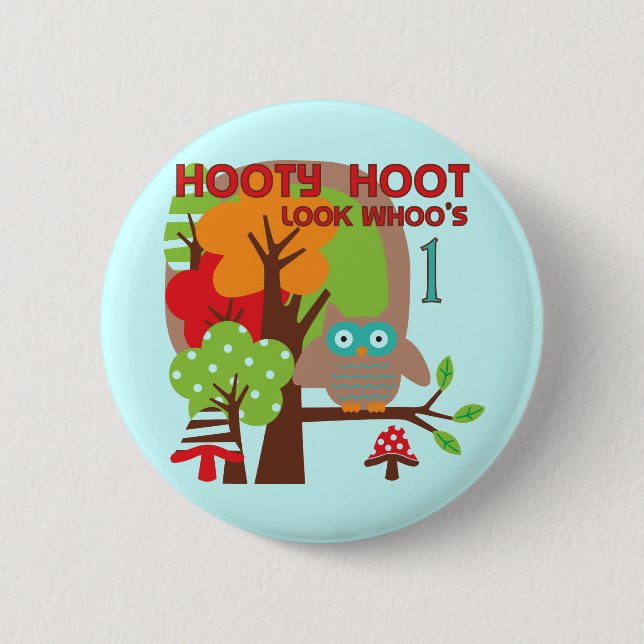 Bóton Redondo 5.08cm Camisas de aniversário e presentes (Frente)