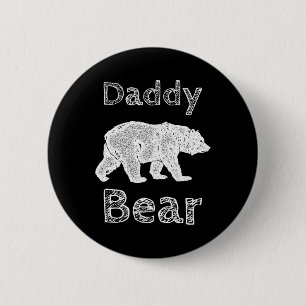 Bóton Redondo 5.08cm Camisas Para Homens Engraçado Urso De Pai T Camisa