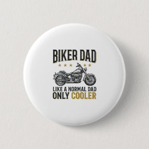 Bóton Redondo 5.08cm Camiseta Citação Motocicleta Vintage Pai Ciclista_