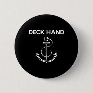 Bóton Redondo 5.08cm Camiseta de Mão de Convés de Barco e Vela